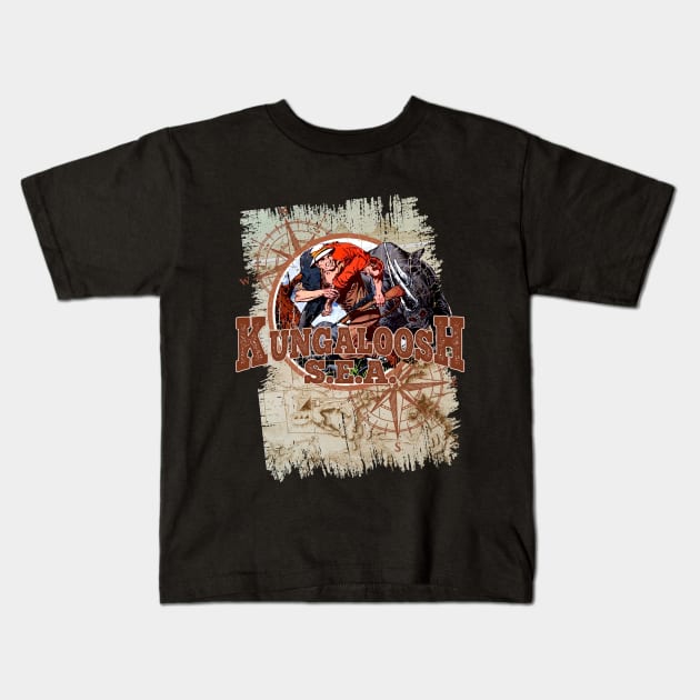 The Adventurers Club Kungaloosh Secret Society of explorers and Adventurers Kids T-Shirt by Joaddo